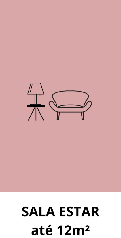 SALA ESTAR até 12m²