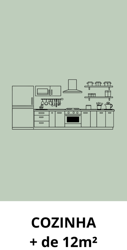 COZINHA + de 12m²